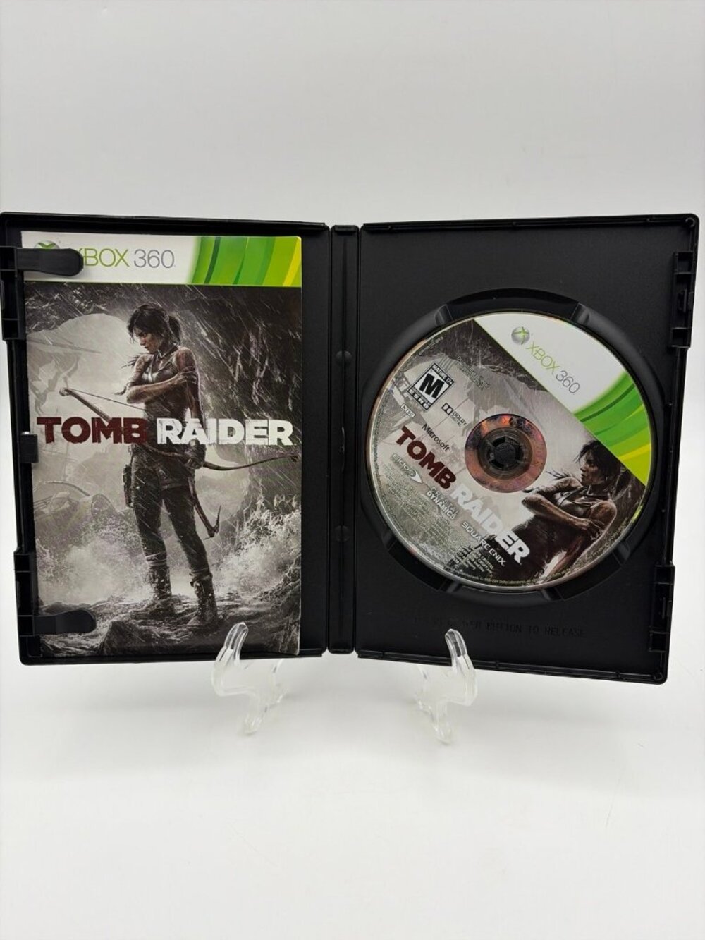 Tomb Raider (Microsoft Xbox 360, 2013) Disc and Manual Only Tested Working